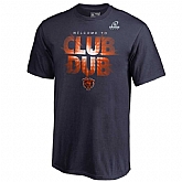 Men's Bears Navy 2018 NFL Playoffs Club Dub T-Shirt,baseball caps,new era cap wholesale,wholesale hats